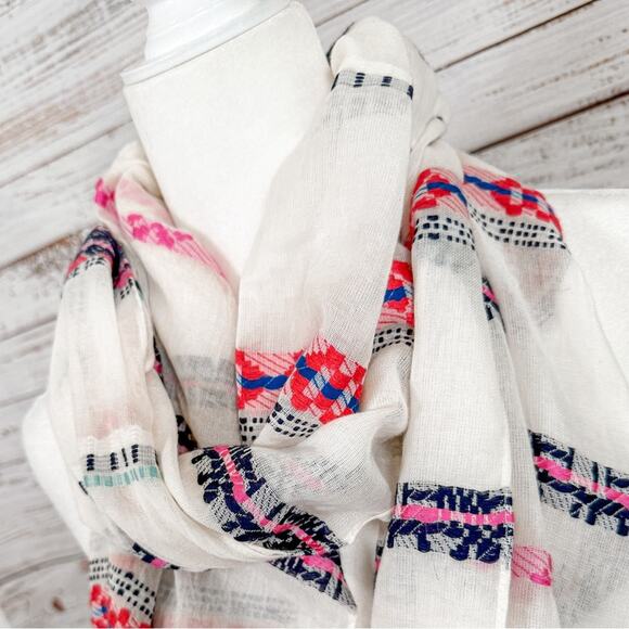 Stella & Dot Cora Multicolor Lightweight Scarf, EUC, One size, MSRP $69 - Picture 8 of 11